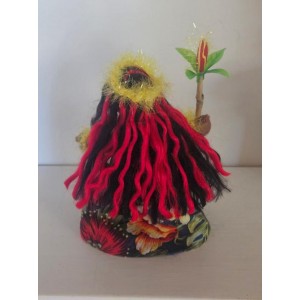 4" Art Doll Pele, Volcano Goddess